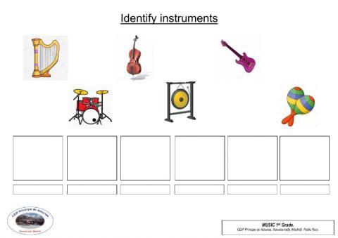 Identify instruments
