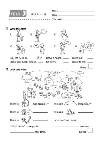 Way Ahead 1  test 11-15
