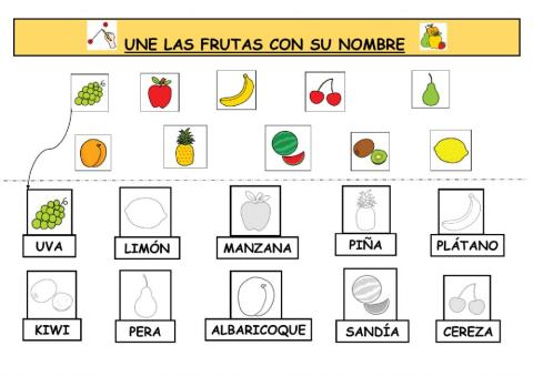 Nombres de frutas