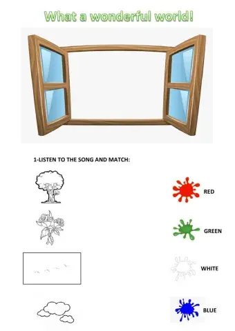 What a wonderful world-preschool