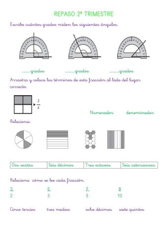 Repaso 2º trimestre