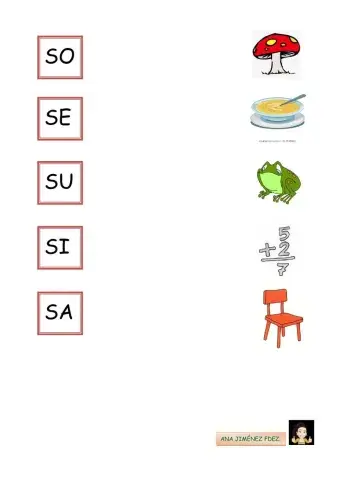 Unir sa, se, si, so, su