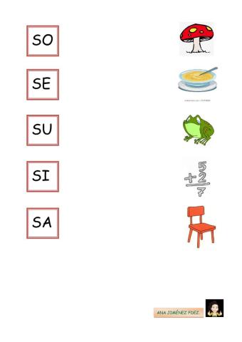 Unir sa, se, si, so, su