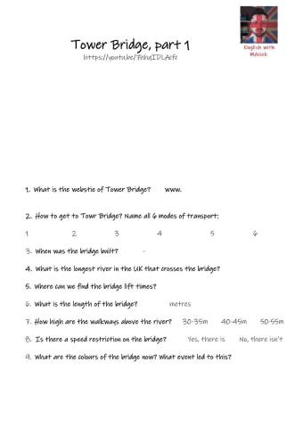 Tower bridge, London