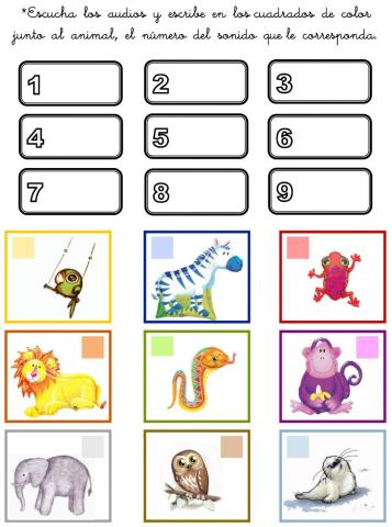 Sonidos de animales salvajes