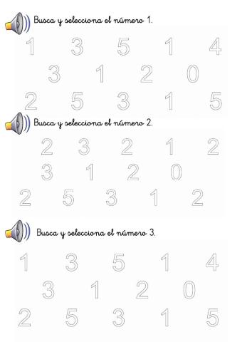 Selecciona el número