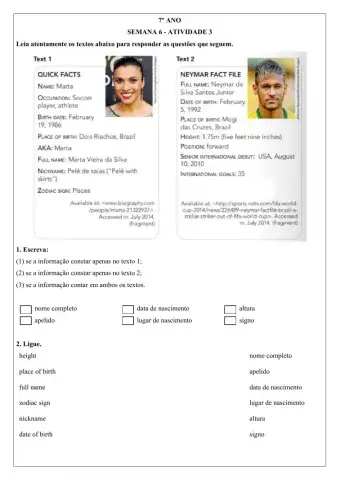 7 ano - semana 6 - atividade 3