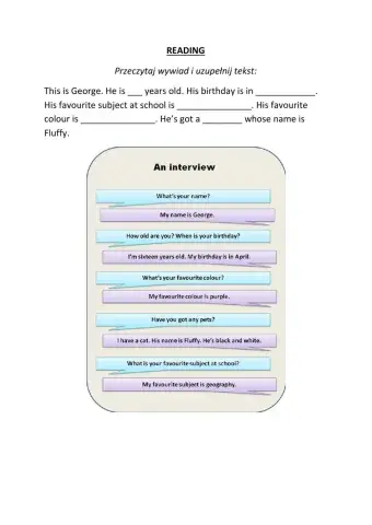 Personal information