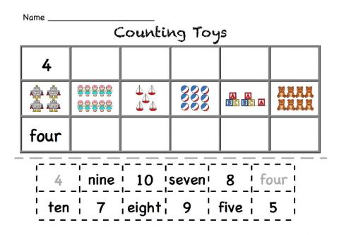 Counting Toys