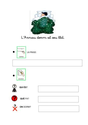 Comprensió lectora adaptada