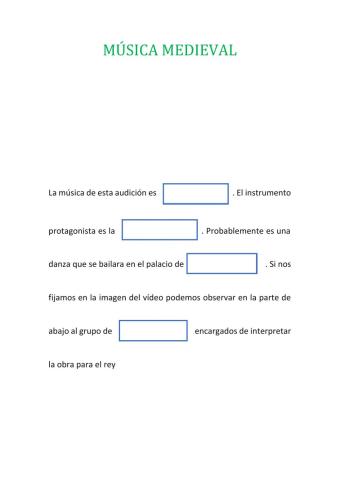 Música medieval. Ficha 2