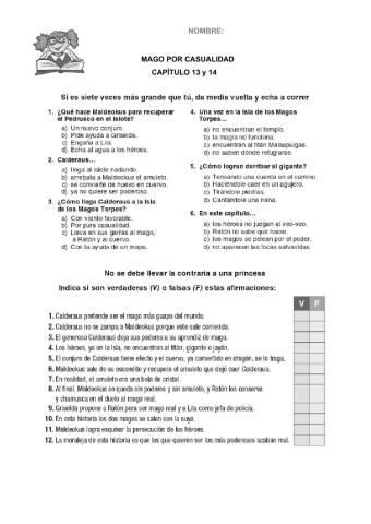 Mago por casualidad capitulo 13 y 14