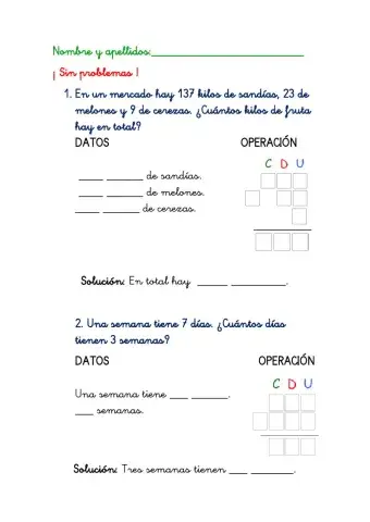 Resolución problemas