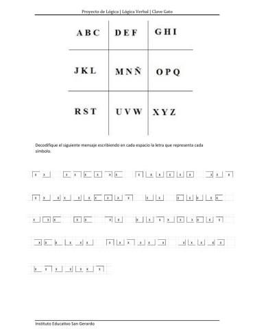 Proyecto Lógica- Lógica Verbal