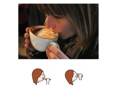 Discriminar acciones comer-beber