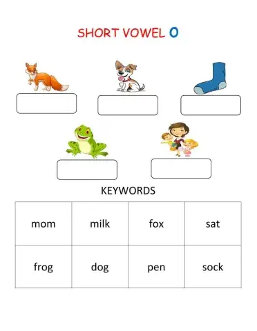 Short Vowel Sound O