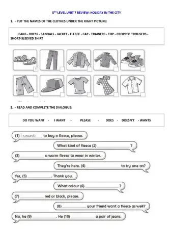 5th LEVEL REVIEW - HOLIDAY IN THE CITY