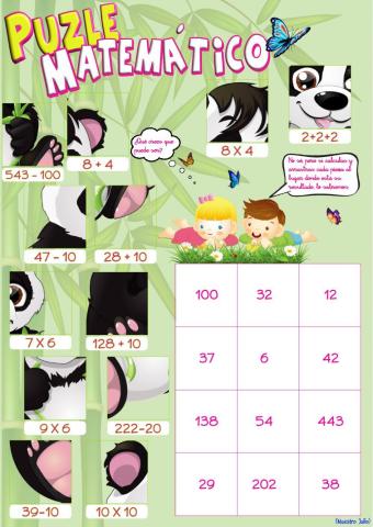 Puzle matemáticas 01