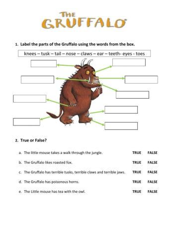The Gruffalo- part 1