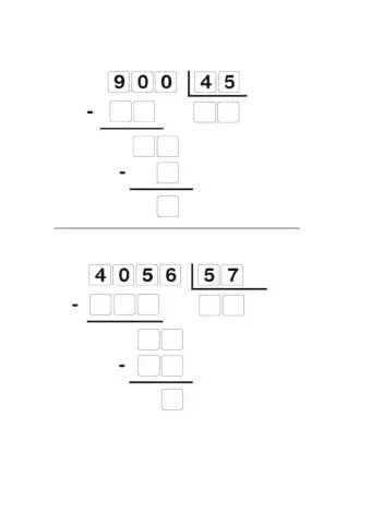 Divisiones de dos cifras 2