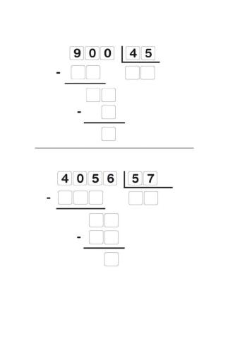 Divisiones de dos cifras 2