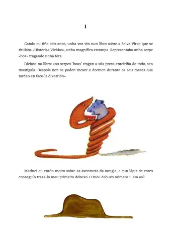 O Principiño: clases de palabras