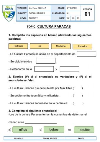 La Cultura Paracas
