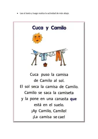 Lectura letra C