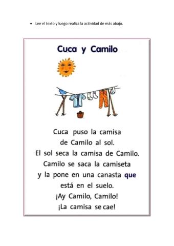 Lectura letra C