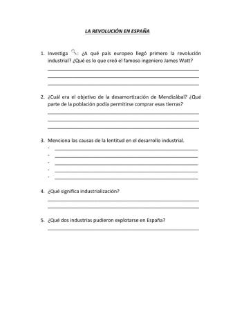 La revolución en España