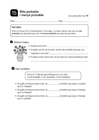 Més probable, menys probable