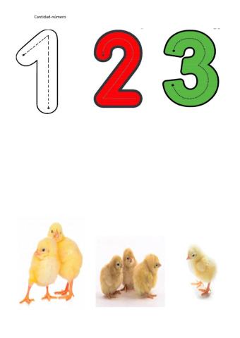 Números 1,2 y 3