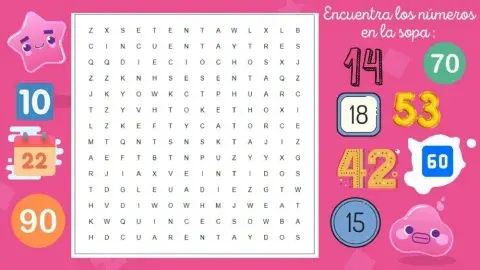 Sopa de letras numérica