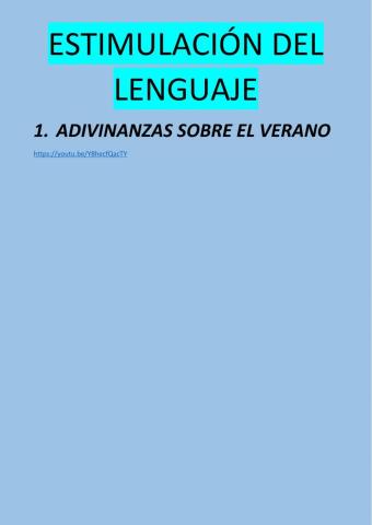Estimulacion del lenguaje