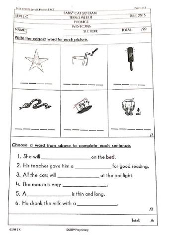 1415 Grade 1 Phonics Exam Sample (T3C2)-2