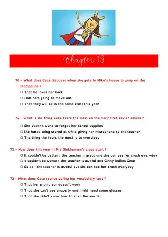 Cece Bell's El Deafo (chapters 13 to 16)