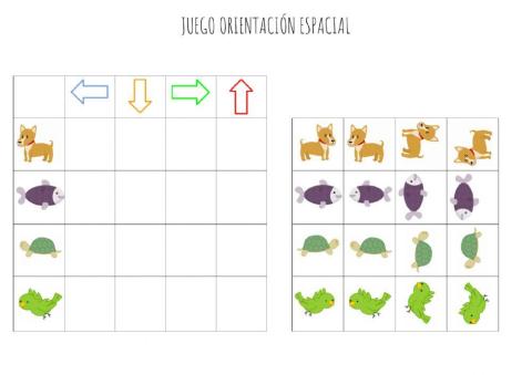 Juego orientación espacial