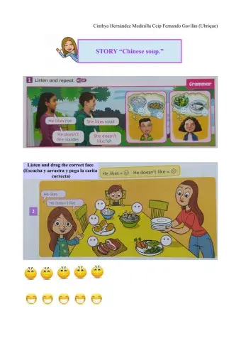 Story and grammar U6