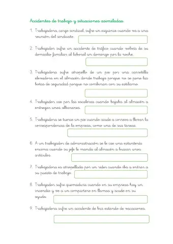 Accidentes de trabajo