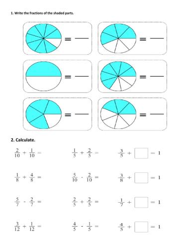 Fractions Review Part 1