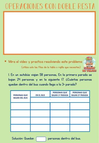 Practico la doble resta