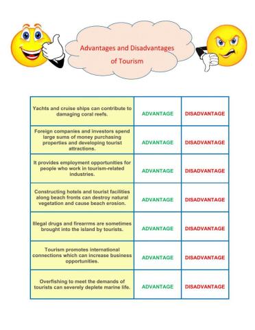 Advantages and Disadvantages of Tourism