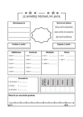 S11 - Le nombre décimal du jour