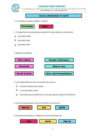 4rtESO-Activitats (3) Xarxes