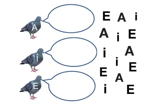 Classifica les vocals amb els coloms