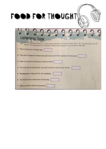 Listening comprehension