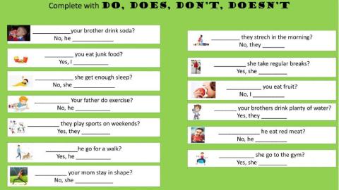 Yes-No questions in present simple