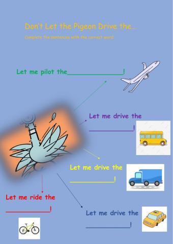 Don't Let the Pigeon Drive the...