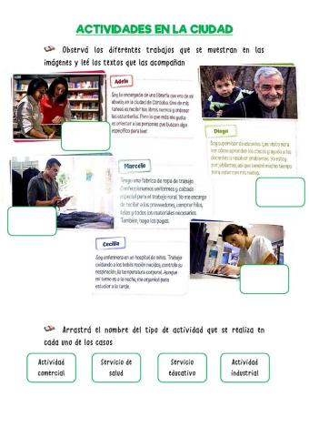 Actividades en la ciudad