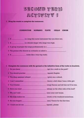 4th year - Activity 1 - Term 2